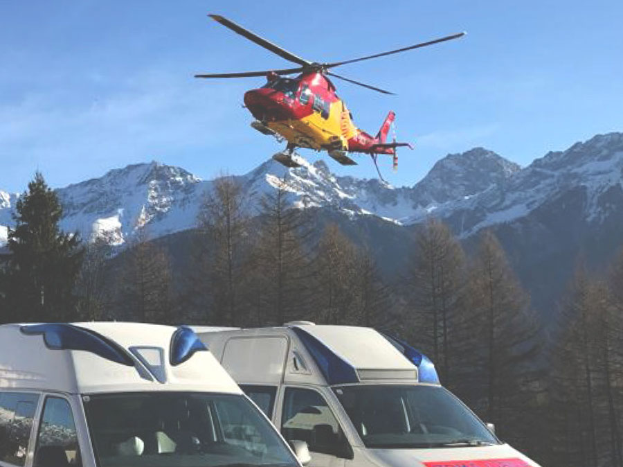 Fissmed Klaudia Stengg Hubschrauber